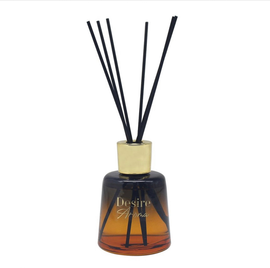 Amber & Sandalwood reed diffuser styled at home